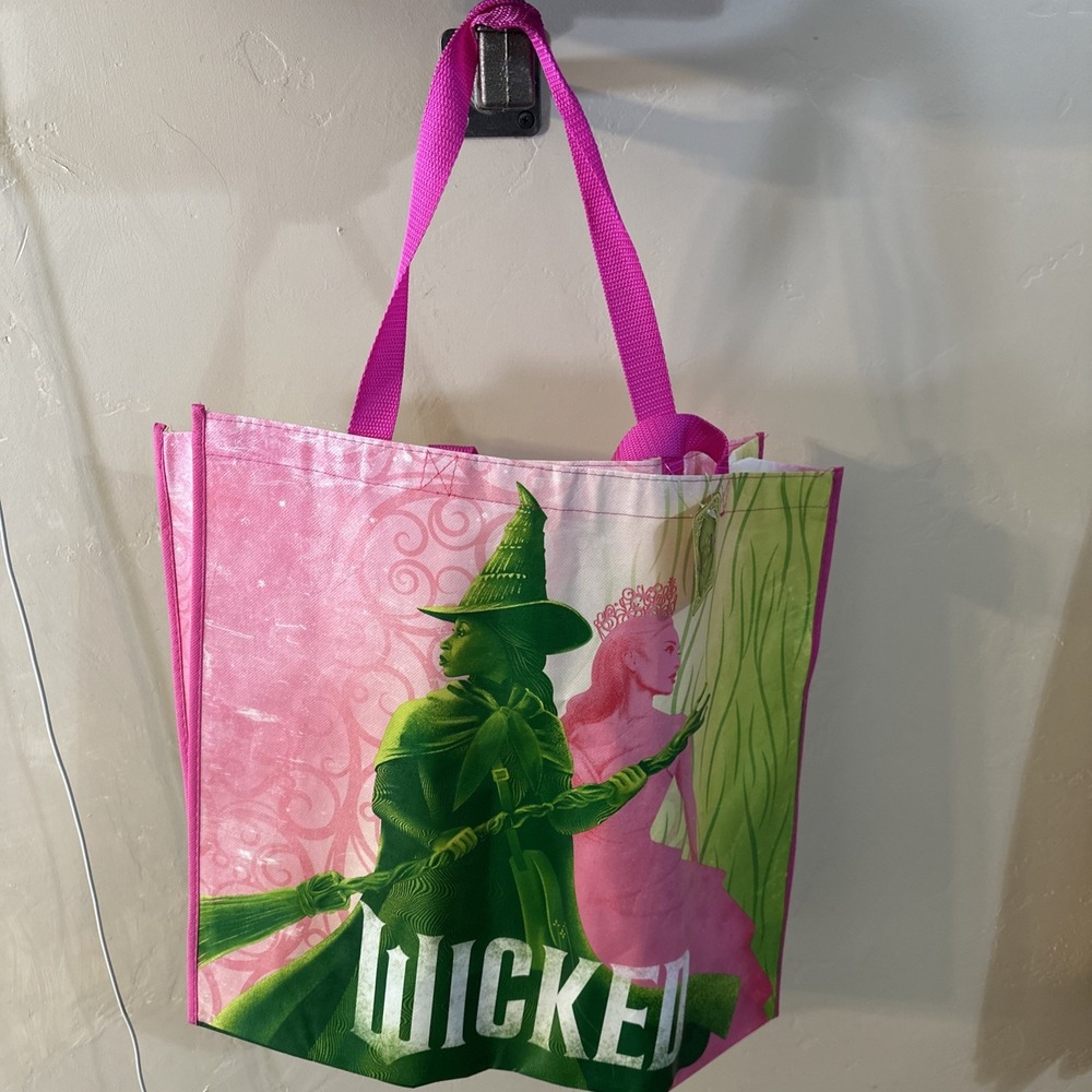 Wicked Movie Elphaba Glinda Reusable Tote Bag 21" Universal Studios Large NWT